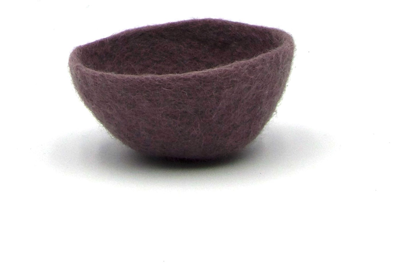 Small boiled wool bowl